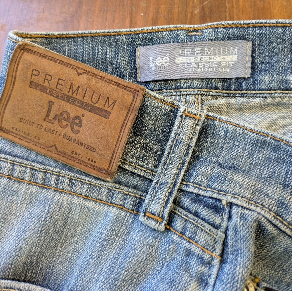 Men's Lee Jeans 36 X 32 Premium Select Straight Leg